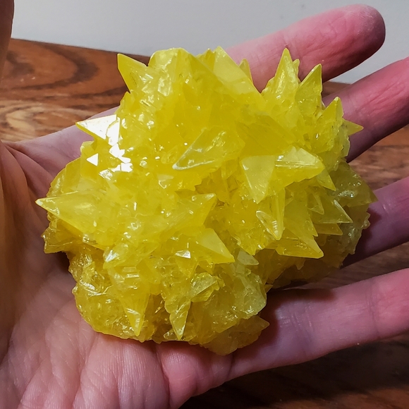 Sulfur Crystals on Matrix 0.61 lbs - Picture 10 of 17